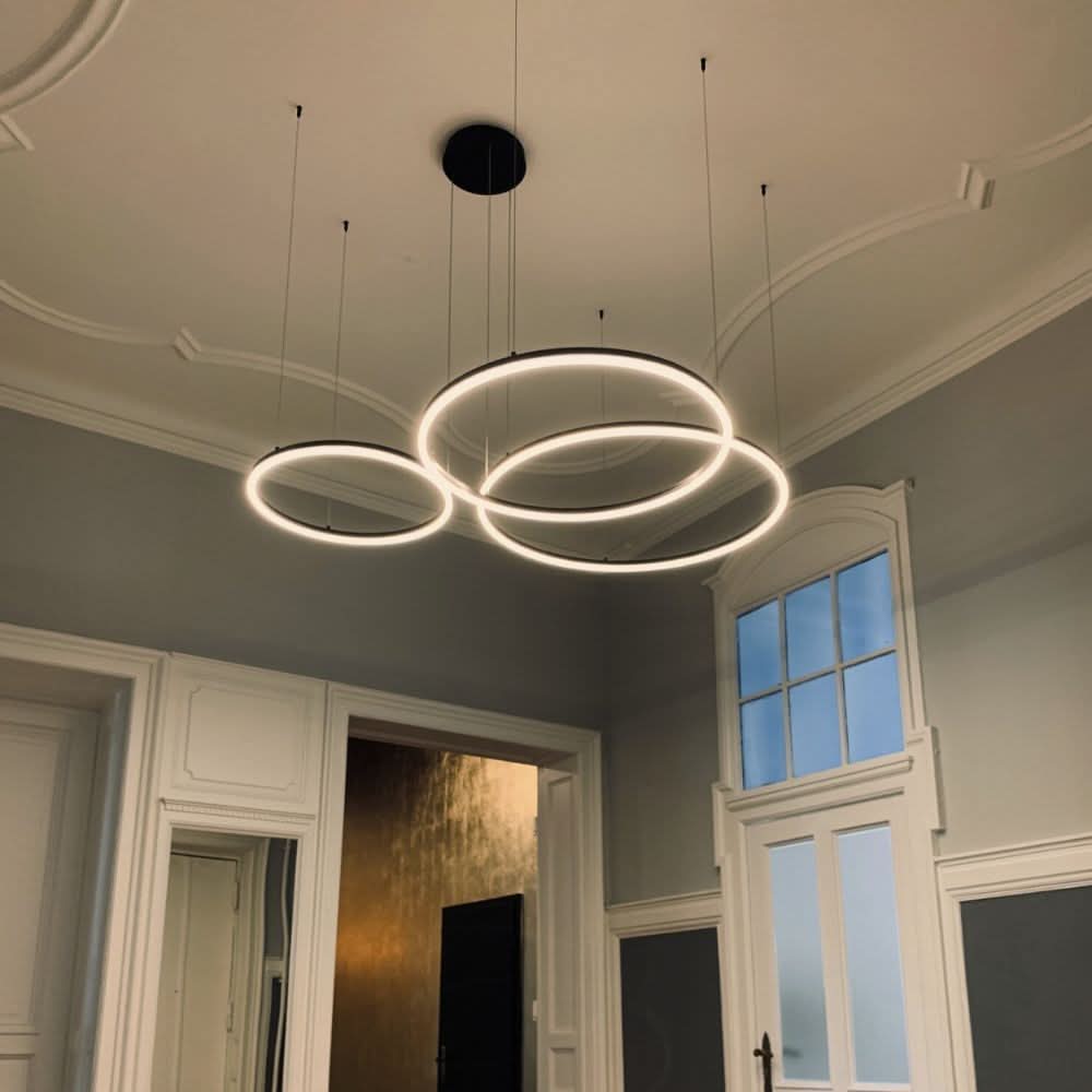 s.luce LED Ring Hängeleuchte Ø 60cm