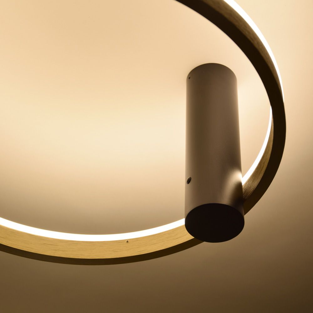 s.luce Ring Air LED Wand- & Deckenleuchte Ø 40cm rund indirekt