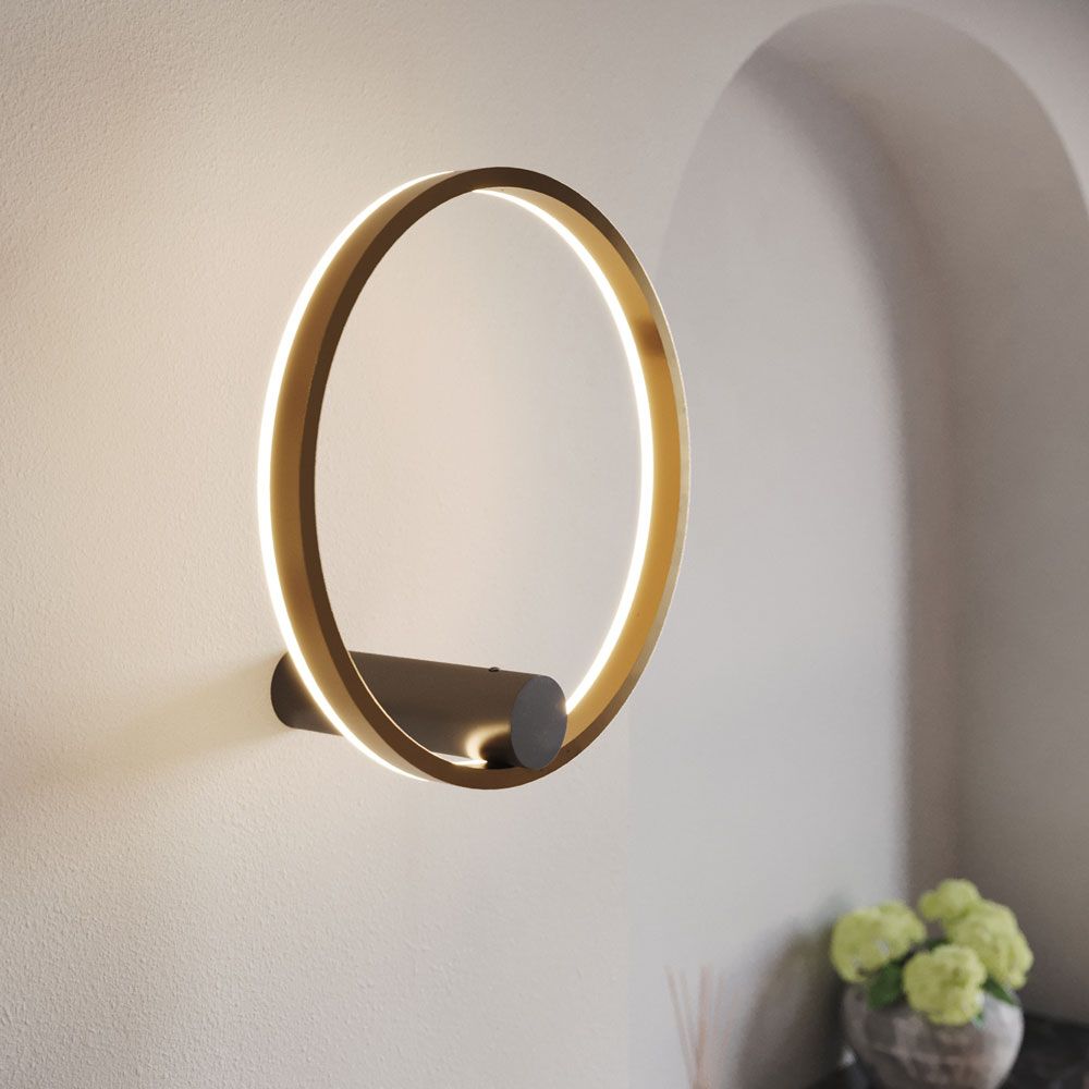 s.luce Ring Air LED Wand- & Deckenleuchte Ø 40cm rund indirekt