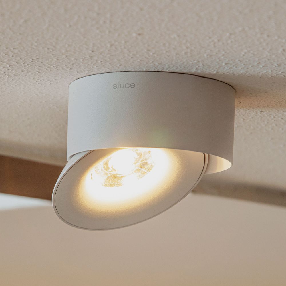 s.luce Santa Neo LED-Deckenstrahler schwenkbar & dimmbar