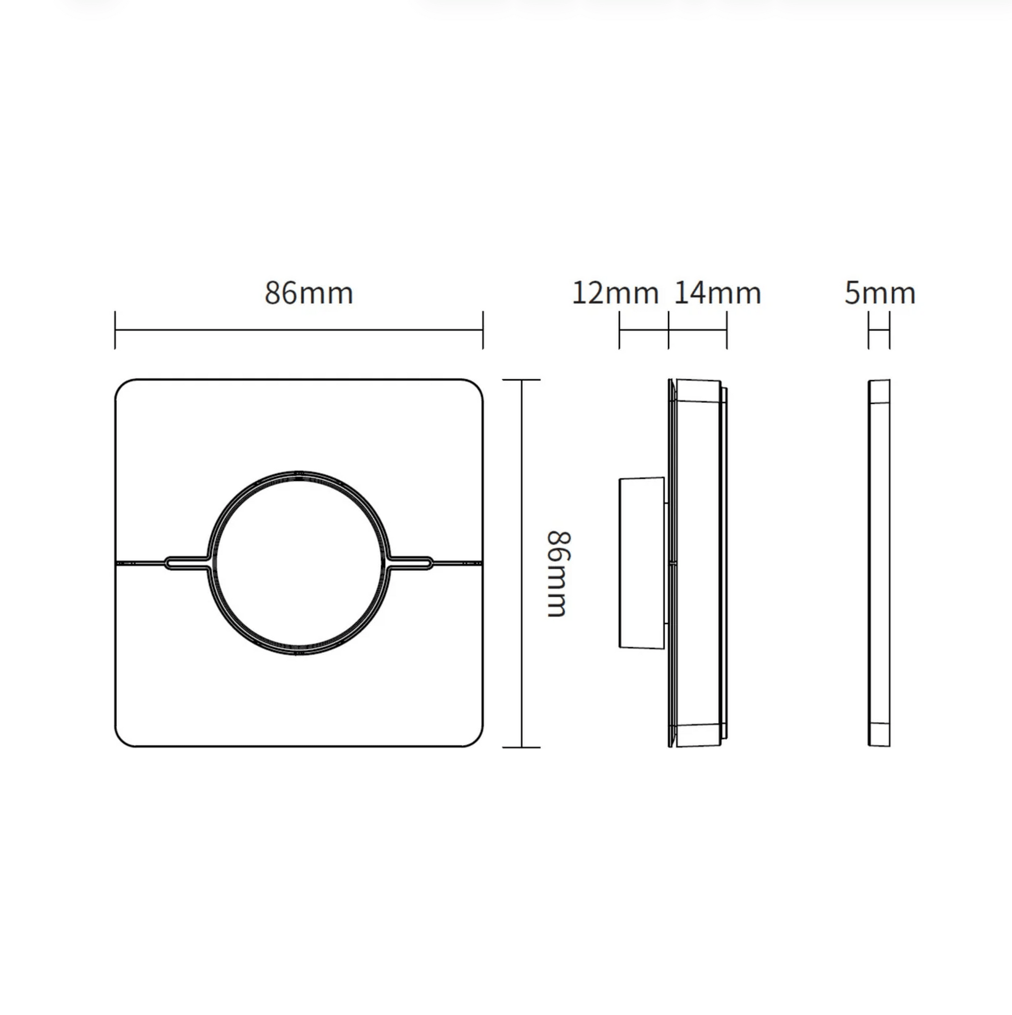 s.luce Smart-Dim 4-Zonen Wand- & Fernbedienung - 197923 - s.luce® - homecoming lights.