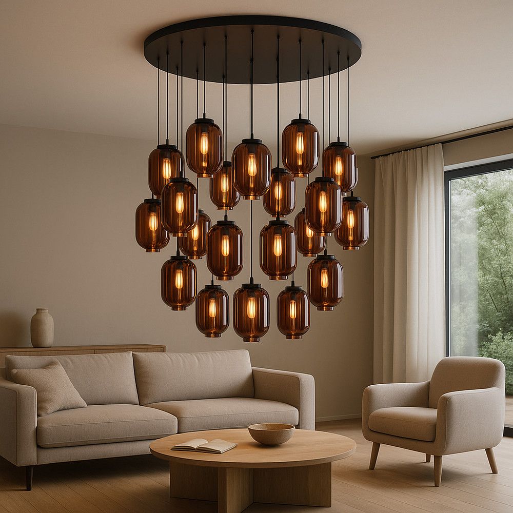 s.luce Velo gallery pendant light 20-light Ø 120cm Ø 18cm