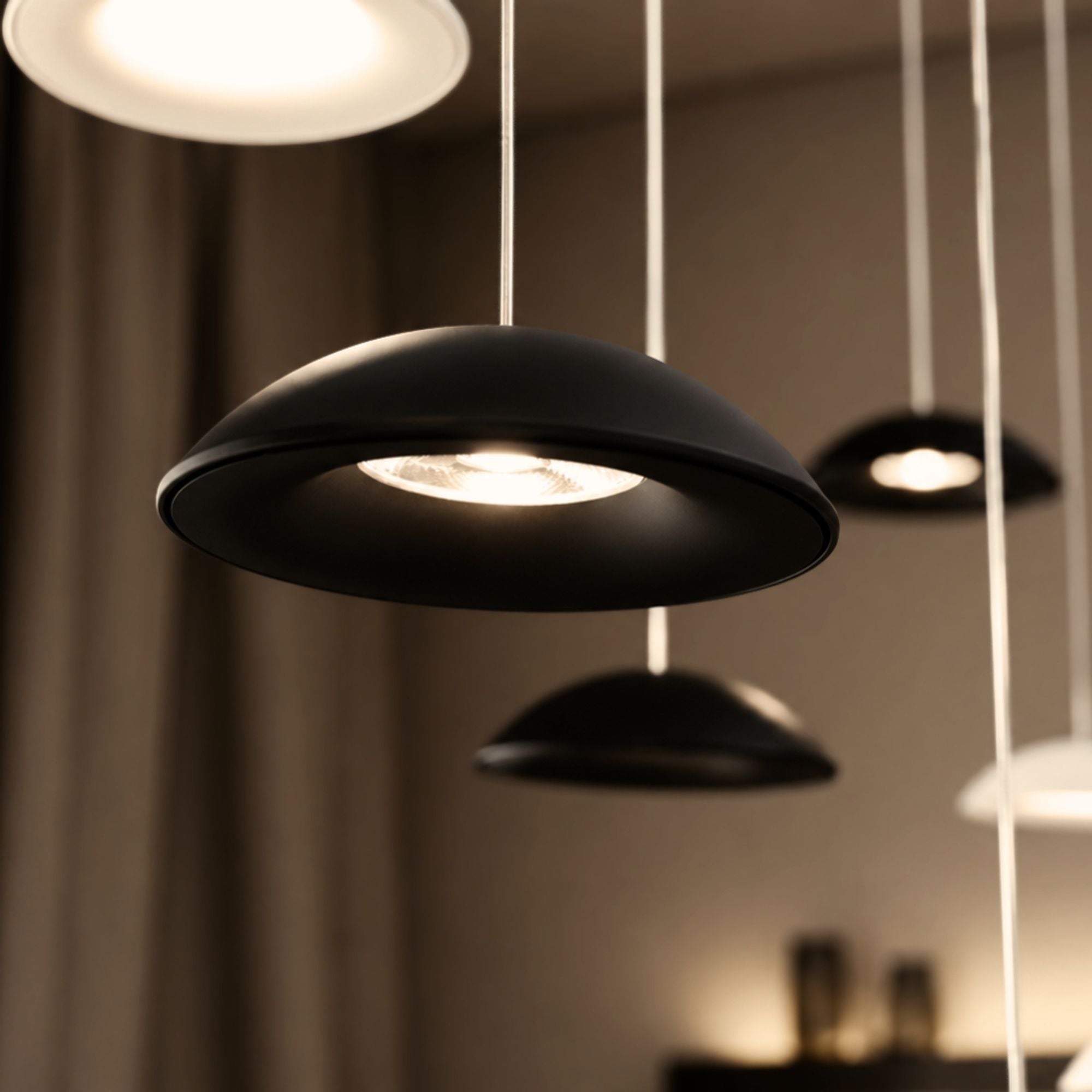 s.luce Santa Air LED Esstisch-Hängeleuchte 5-flammig 160cm - 194571 - s.luce® - homecoming lights.