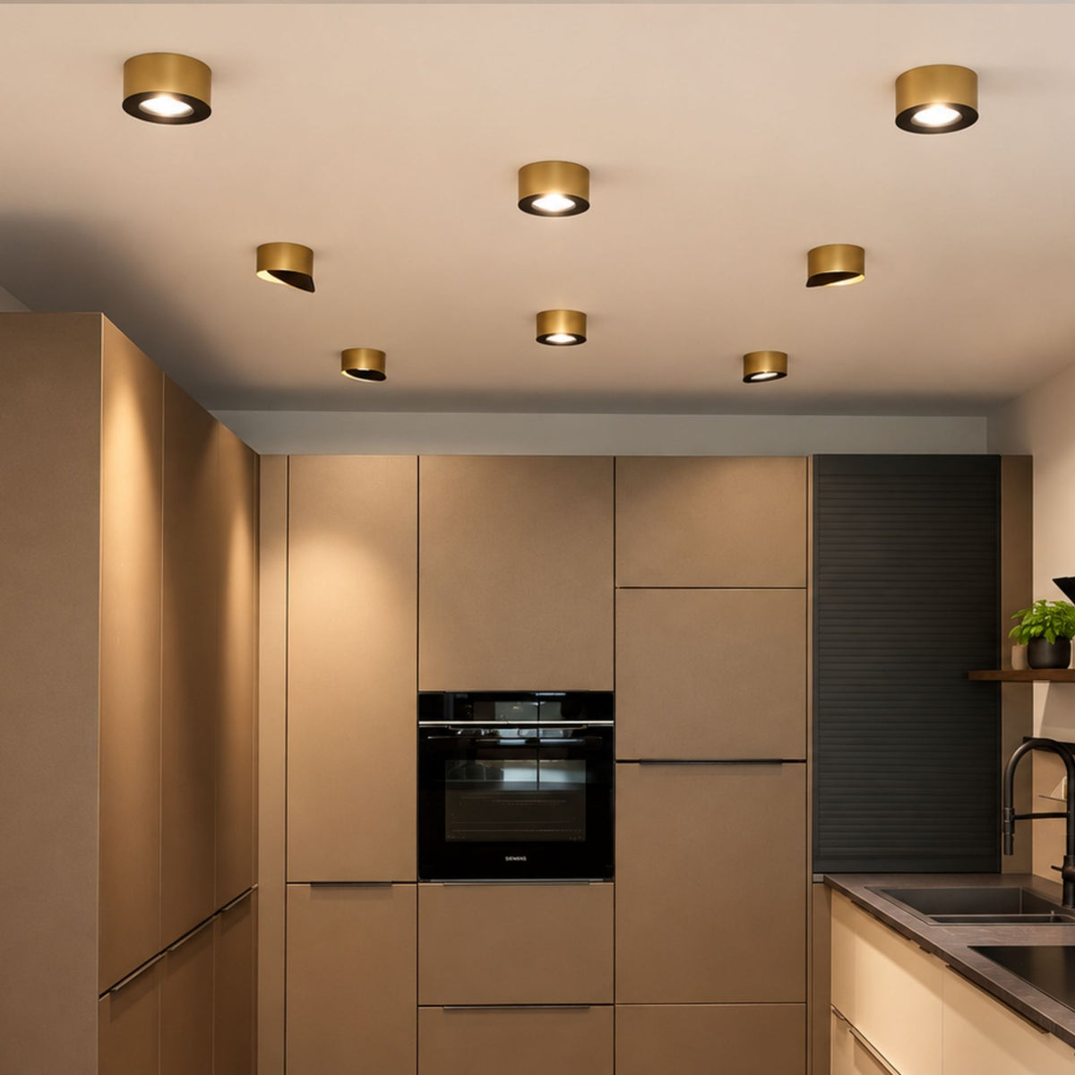 s.luce Santa Neo LED-Deckenstrahler schwenkbar & dimmbar