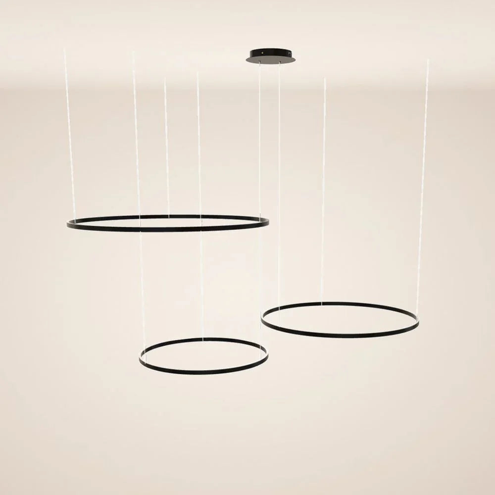 Multi-flame pendant lights