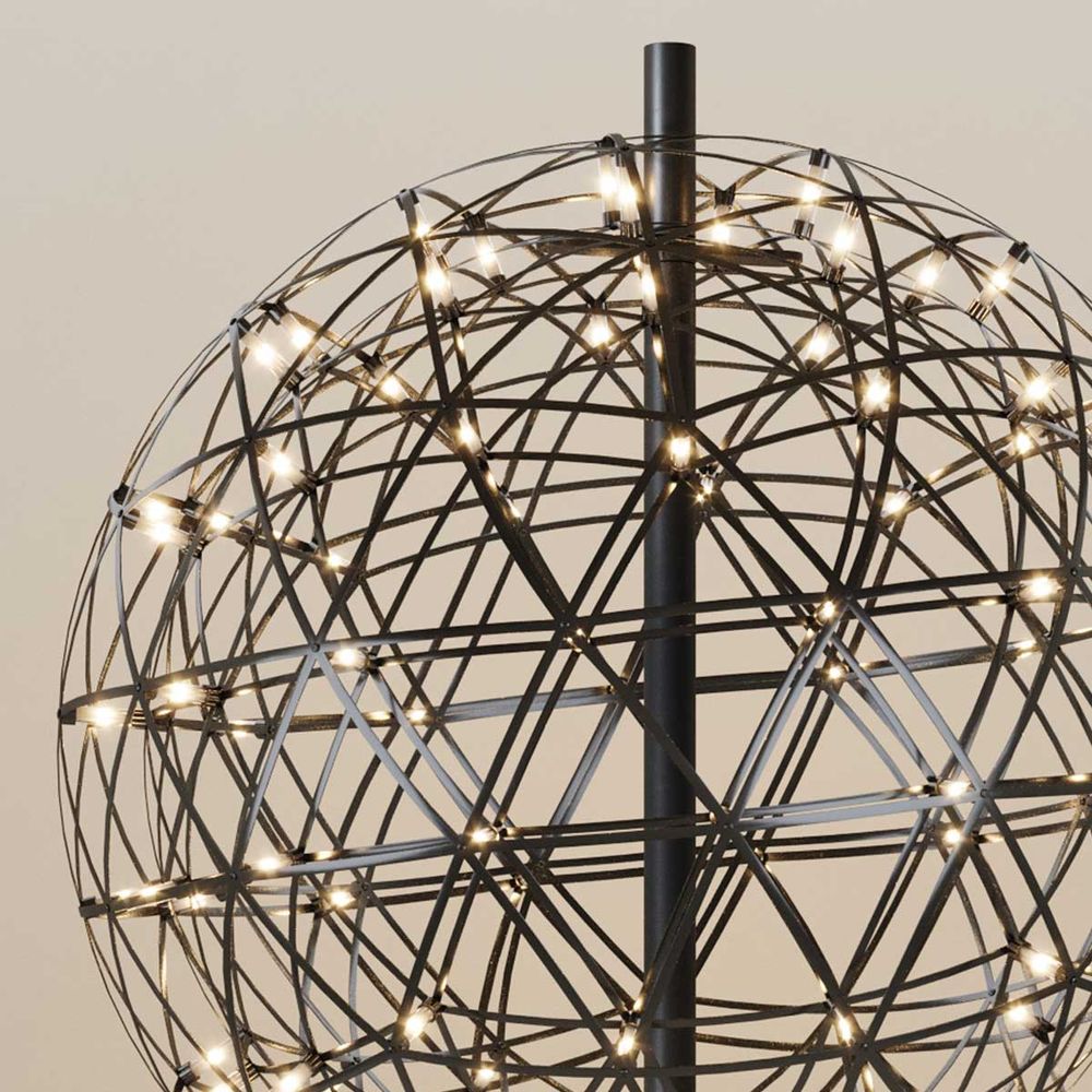 s.luce Atom LED floor lamp made of metal with touch dimmer