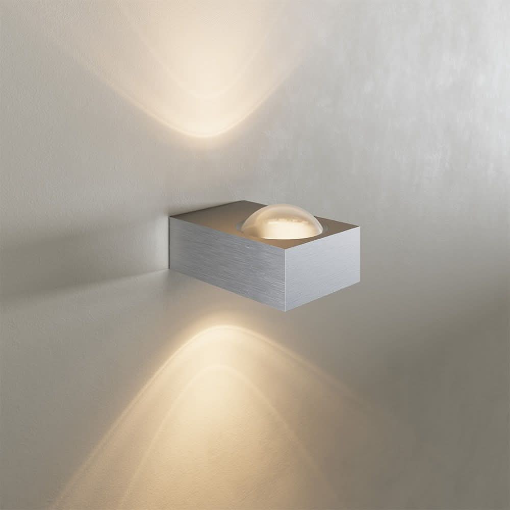 s.luce Beam X modern wall light Up & Down angular
