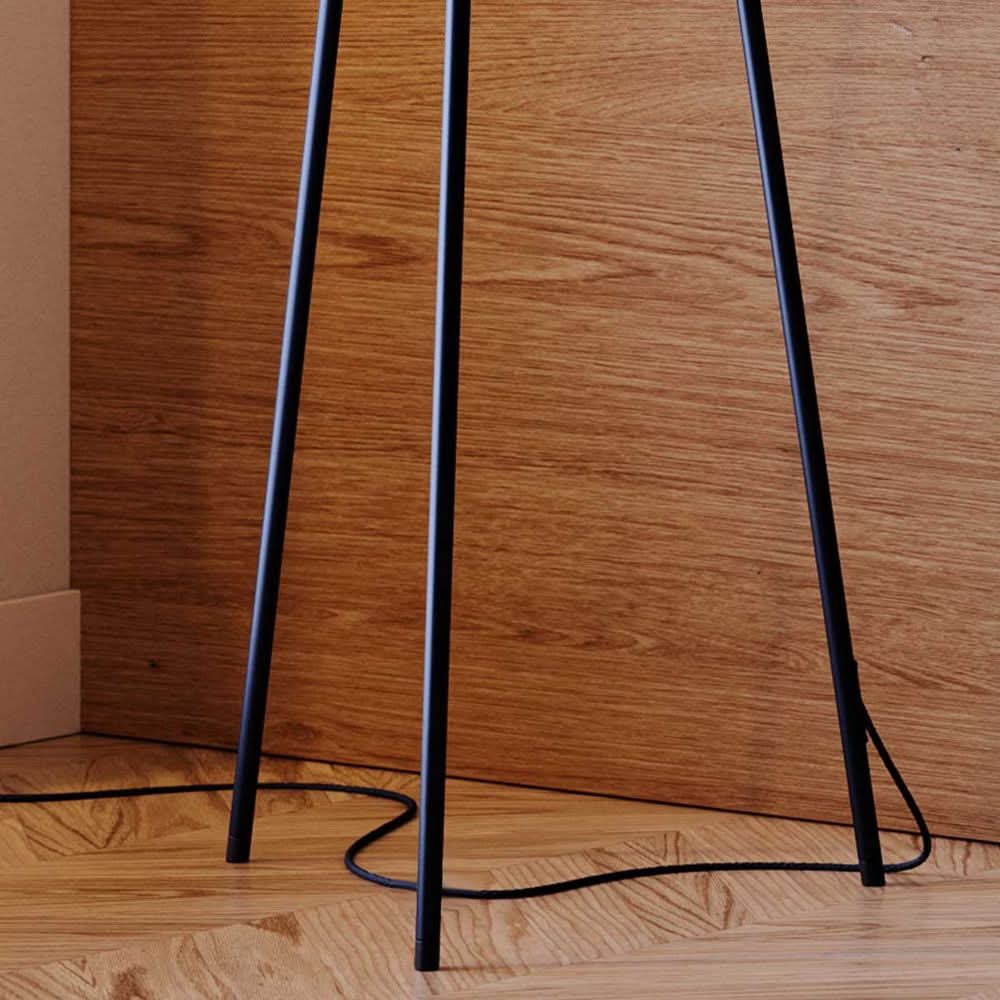 s.luce tripod floor lamp Orb Tripod 160cm with glass globe