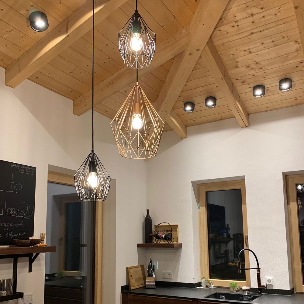 LED surface-mounted spotlight pivotable & dimmable