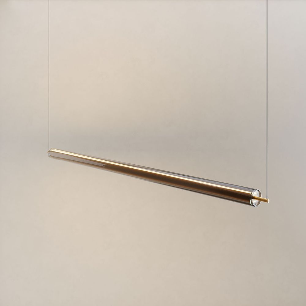 s.luce Ranya LED Up & Down pendant light with glass cover & remote control