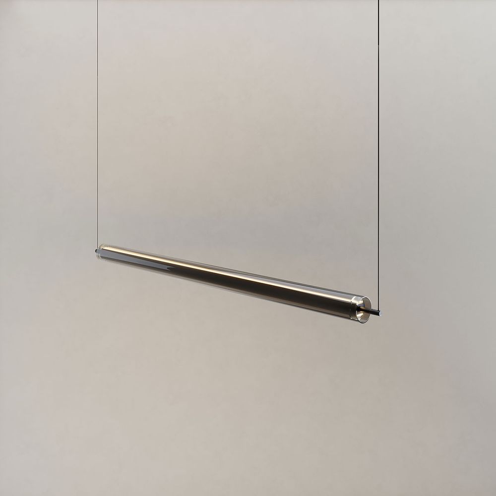 s.luce Ranya LED Up & Down pendant light with glass cover & remote control