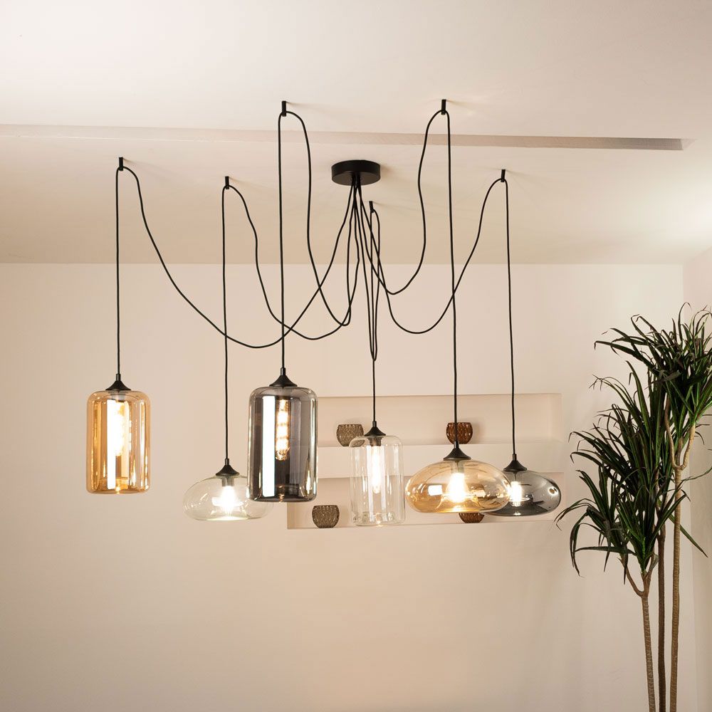 s.luce Cruet gallery pendant light glass extra long 5m
