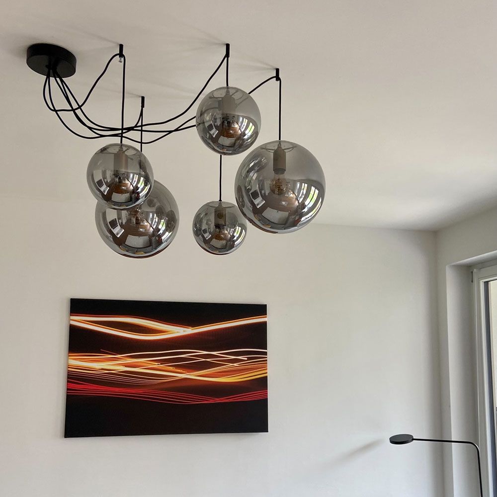 s.luce Modular multiple canopy 1-6 outlets Ø 15cm