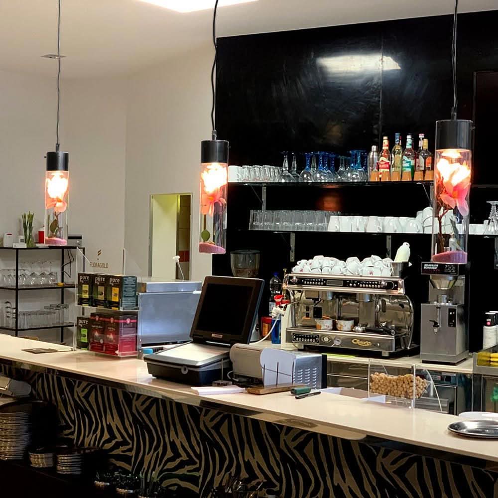 s.luce MyLight pendant lamp with display cylinder 40cm