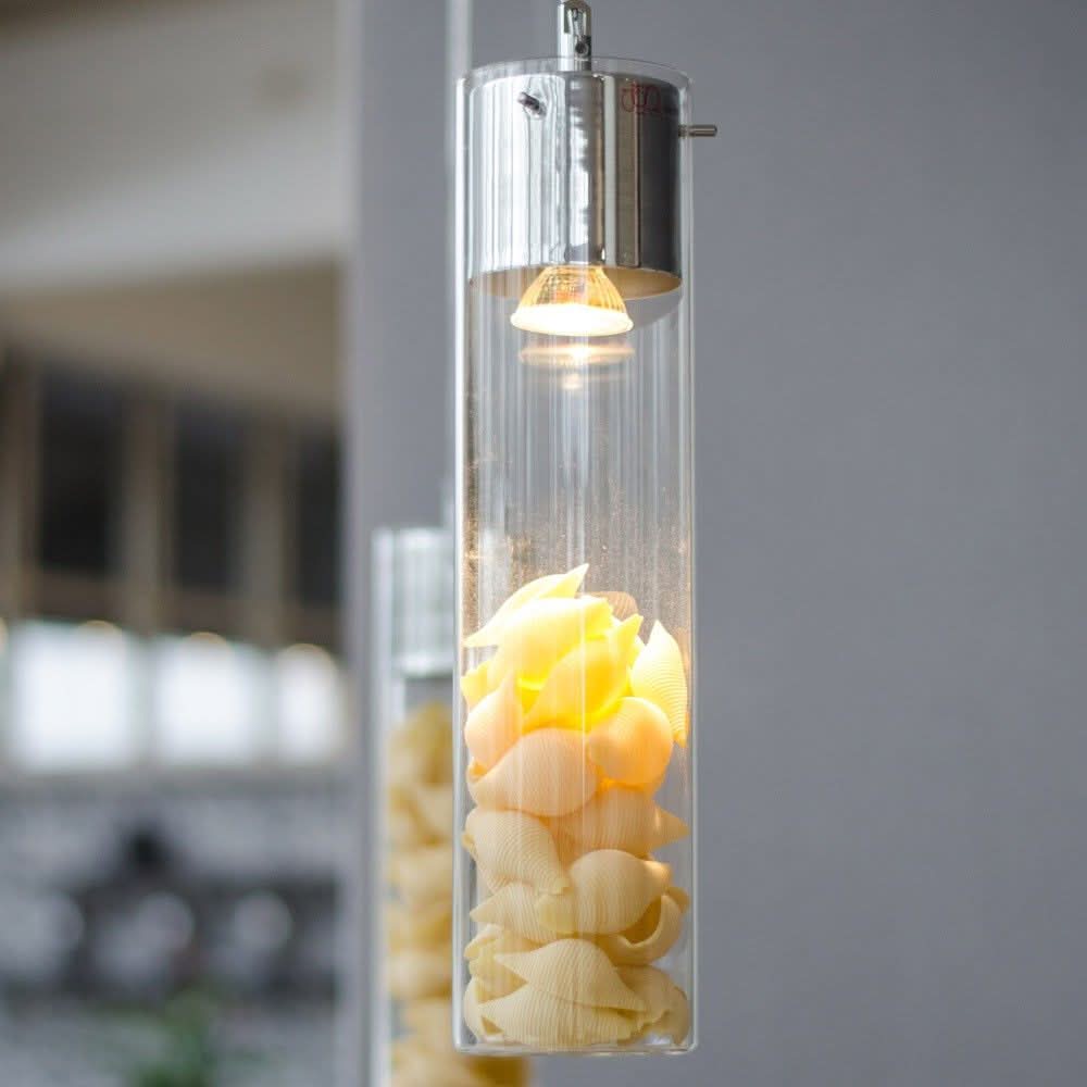 s.luce MyLight pendant lamp with display cylinder 40cm