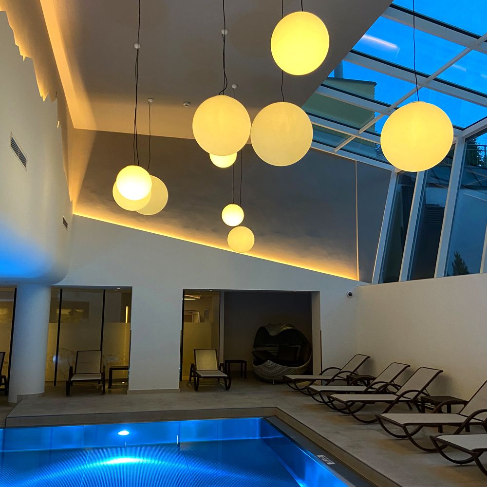 s.luce Globe pendant ball lamp for indoor & outdoor IP54