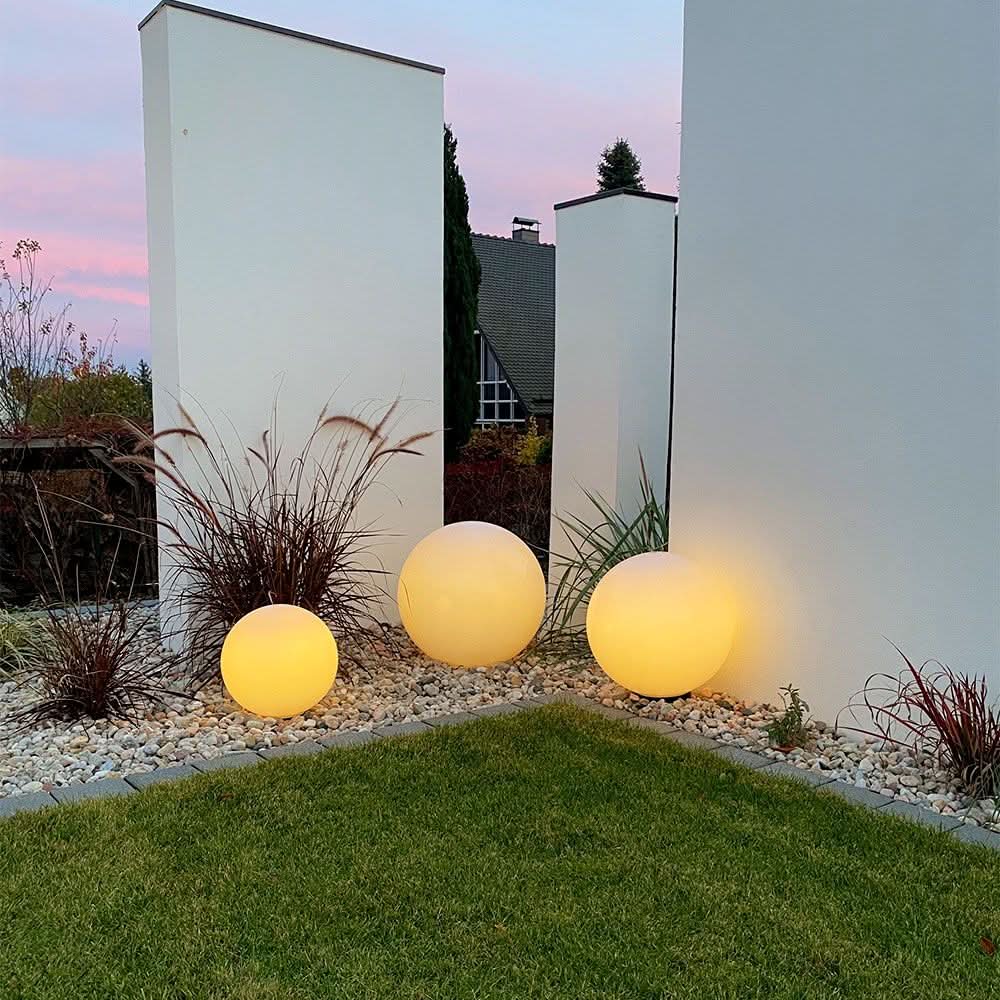 s.luce Globe pro durable garden outdoor globe white