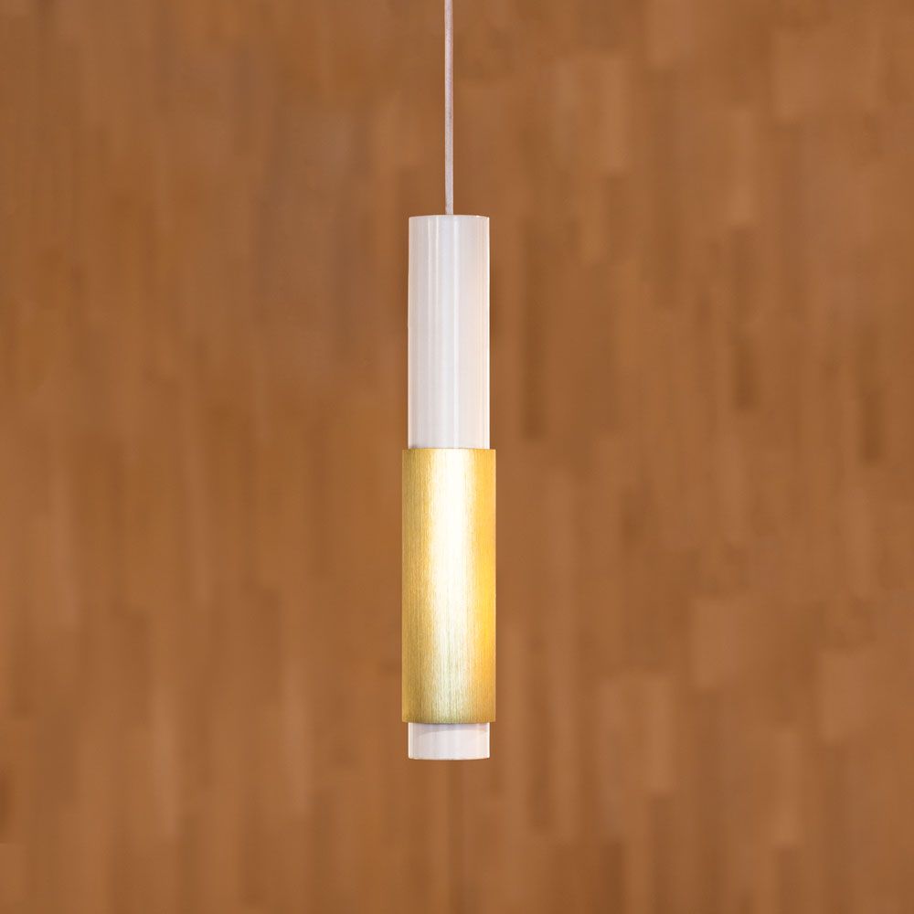 s.luce hanging lamp Crutch with decorative cylinder