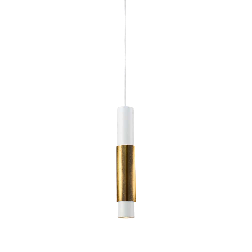 s.luce hanging lamp Crutch with decorative cylinder