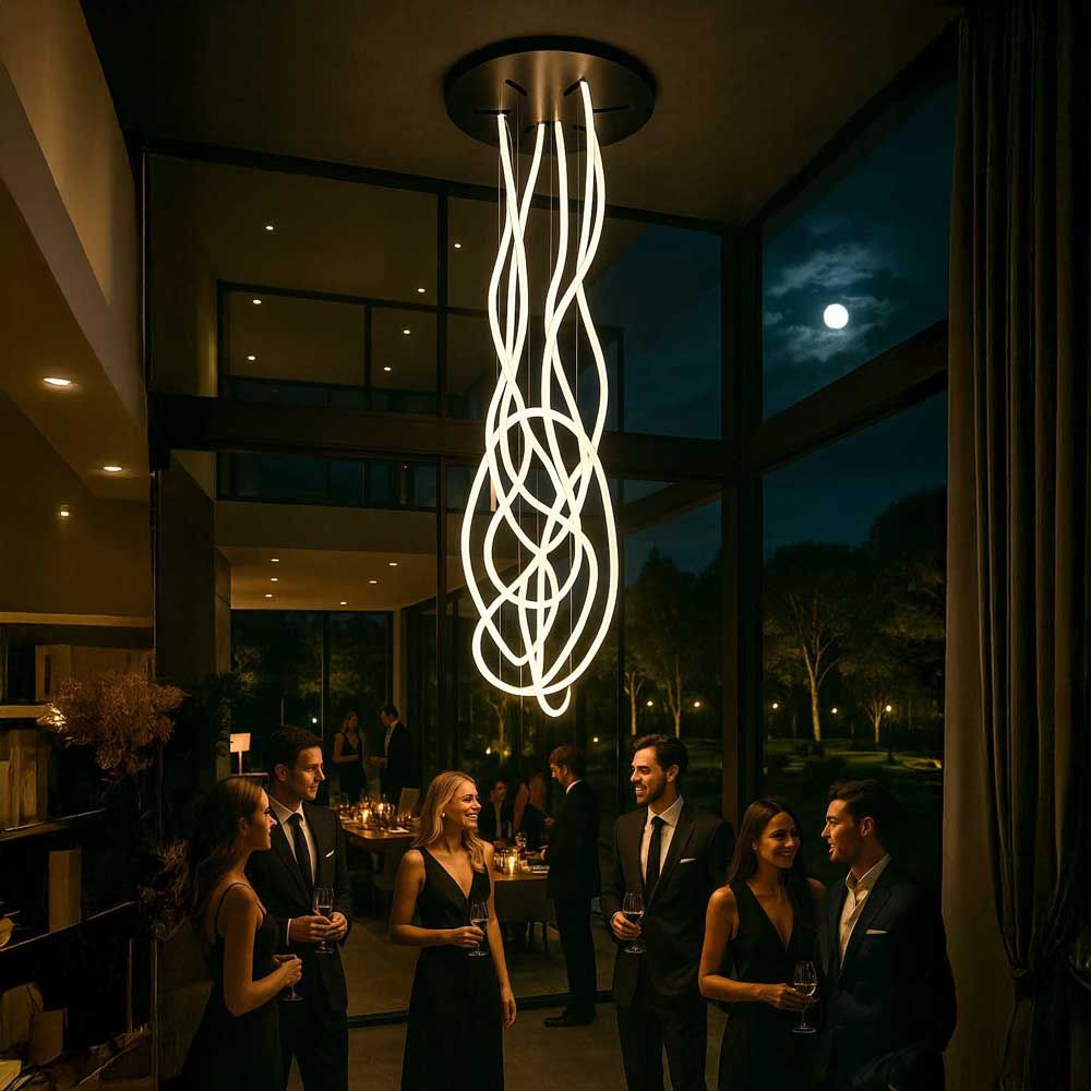 s.luce Arion organic LED gallery light XXL tube warm white