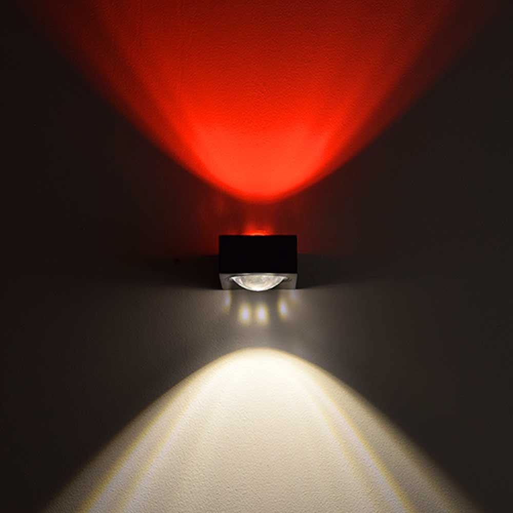 s.luce Beam X modern wall light Up & Down angular