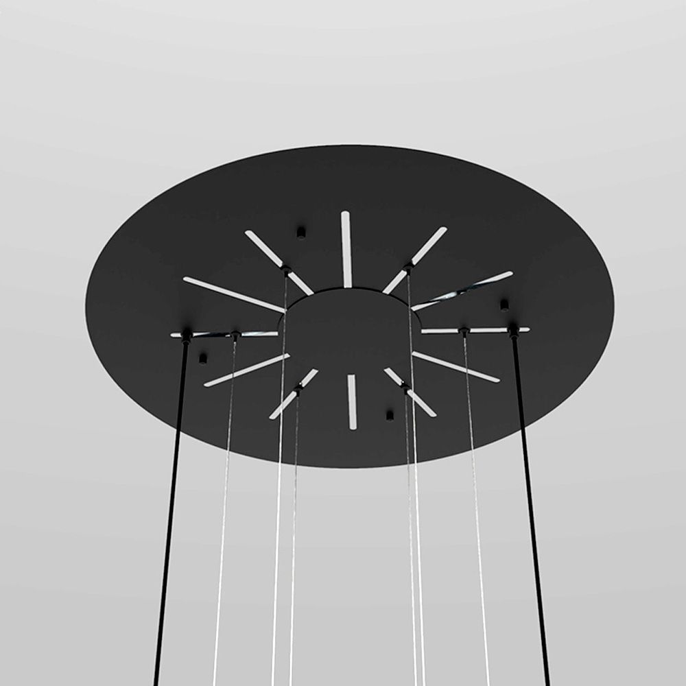 s.luce Echos gallery light 20-flame Ø 120cm canopy, Ø 18/25cm