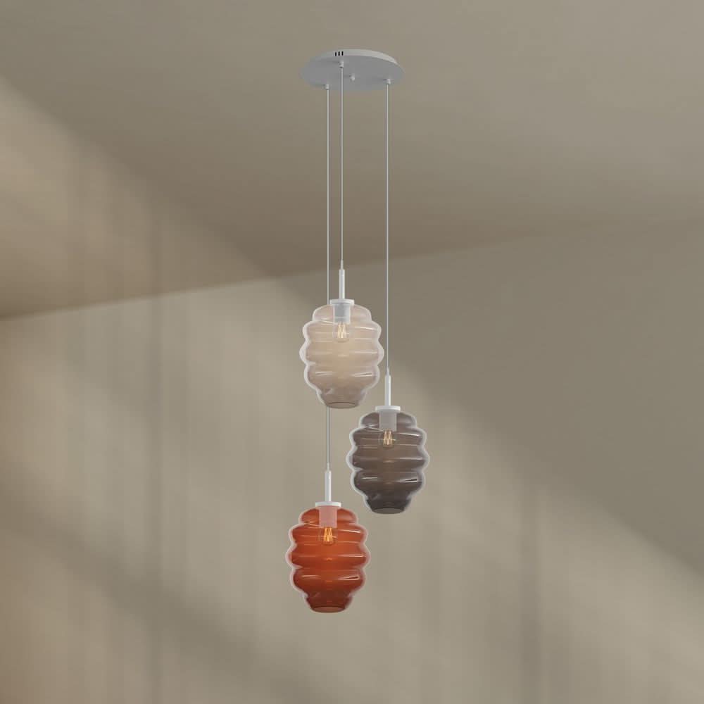 s.luce Echos gallery light 3-light Ø 40cm canopy Ø 25cm