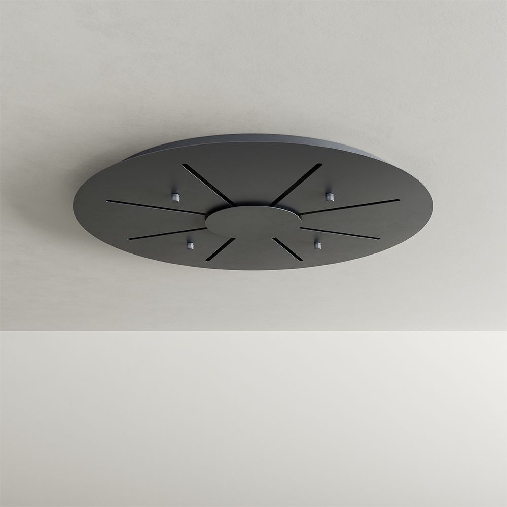 s.luce Echos gallery light 8-flame Ø 80cm canopy Ø 18cm