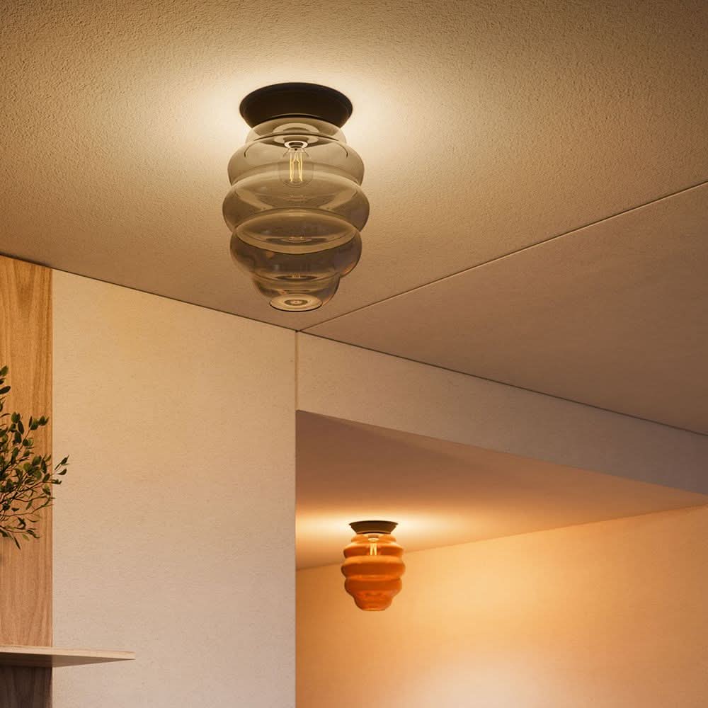 s.luce Echos glass ceiling light E27