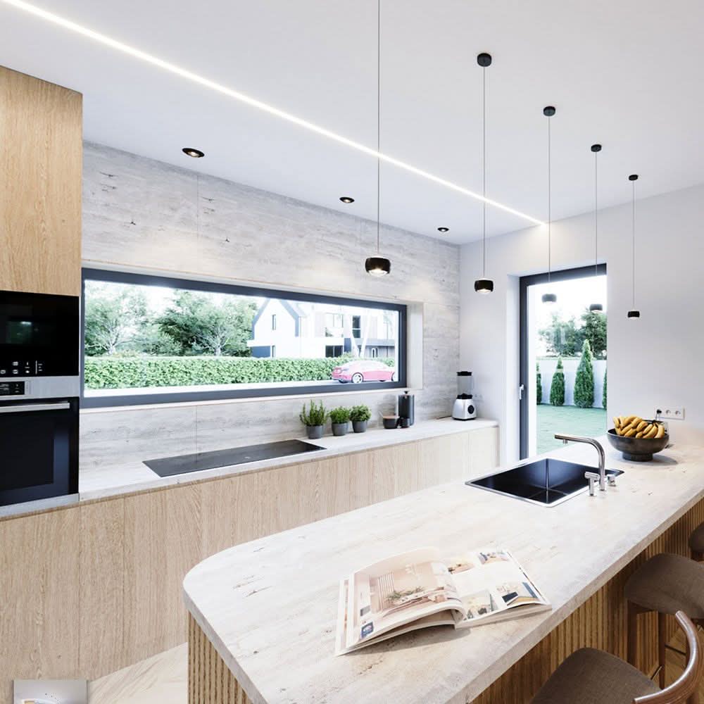 s.luce Beam recessed spotlight with glass lens Ø 11cm