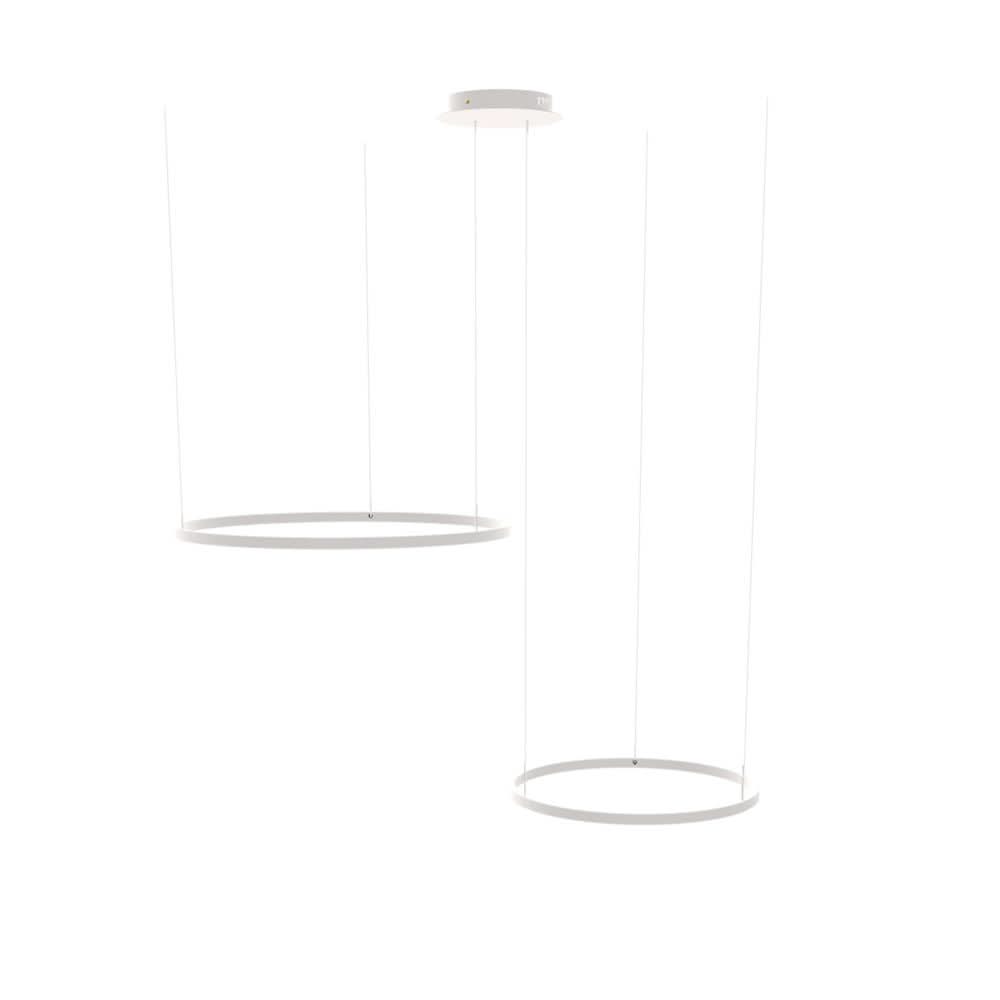 s.luce LED ring hanging lamp 2-light eccentric