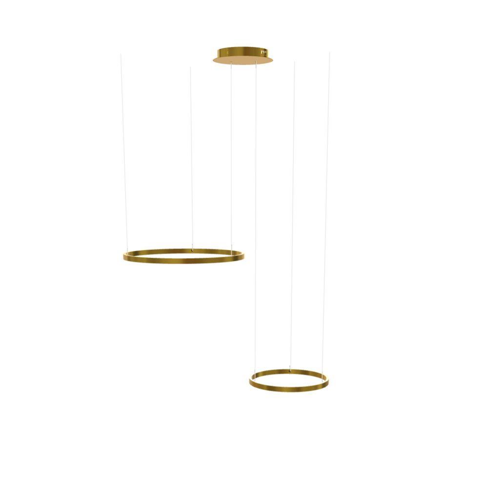 s.luce LED ring hanging lamp 2-light eccentric