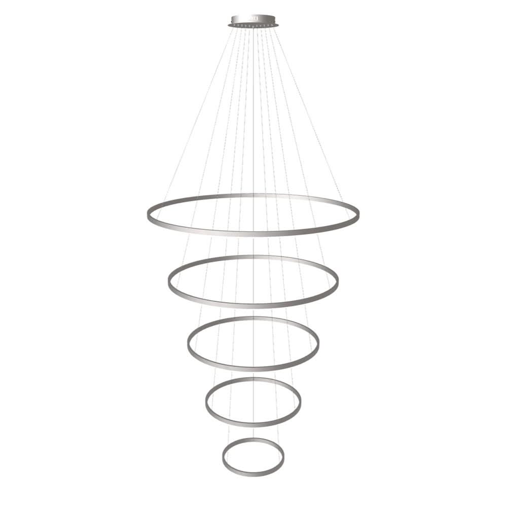 s.luce LED ring pendant light 5-flame centric
