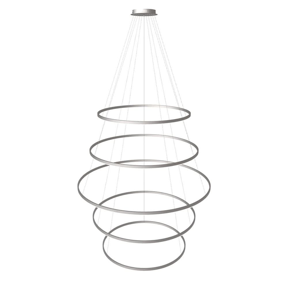 s.luce LED ring pendant light 5-flame centric