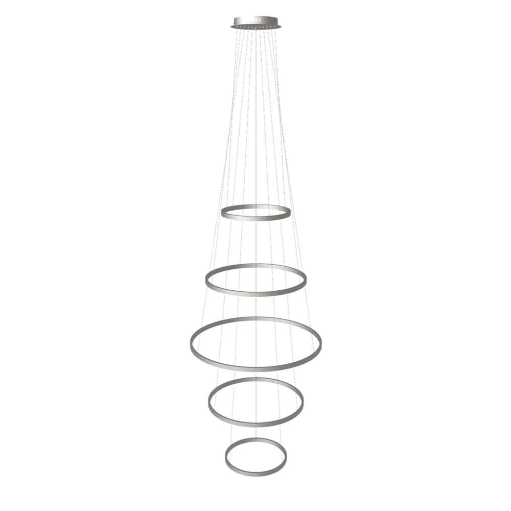 s.luce LED ring pendant light 5-flame centric