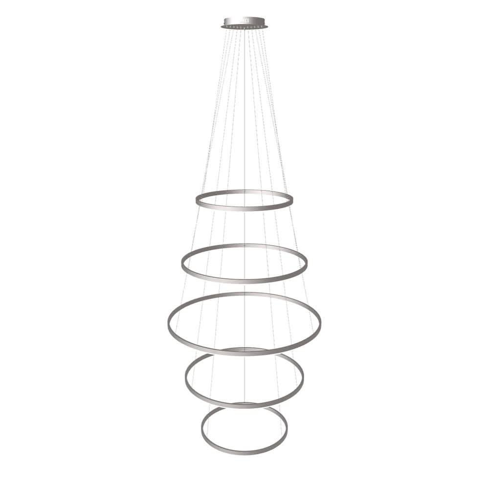 s.luce LED ring pendant light 5-flame centric