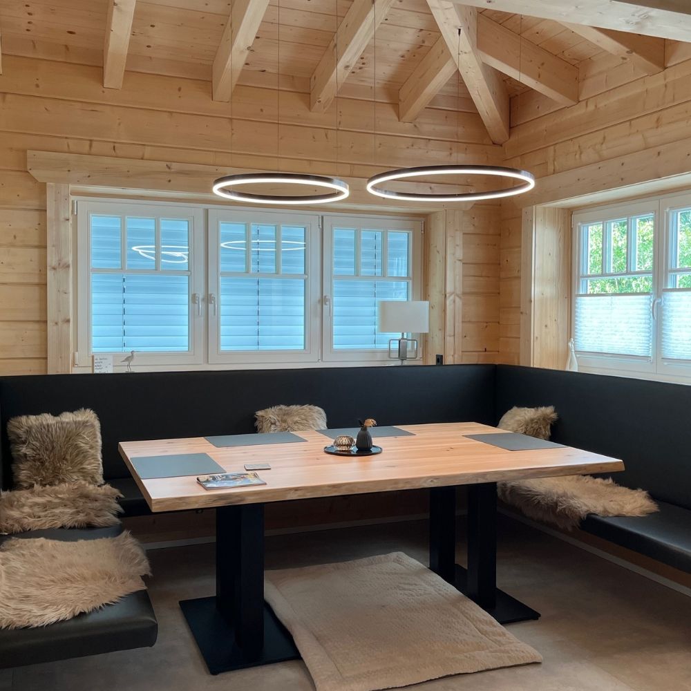 s.luce LED ring hanging lamp Ø 80cm