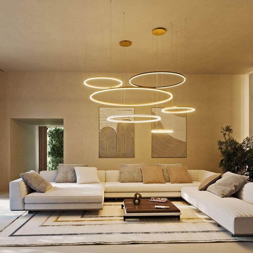 s.luce LED ring pendant light Ø 150cm