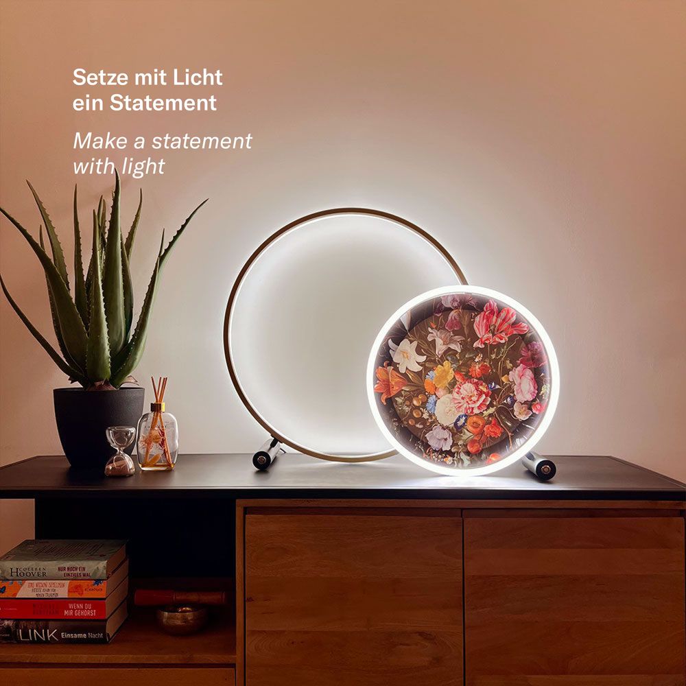 s.luce LED ring table lamp direct or indirect