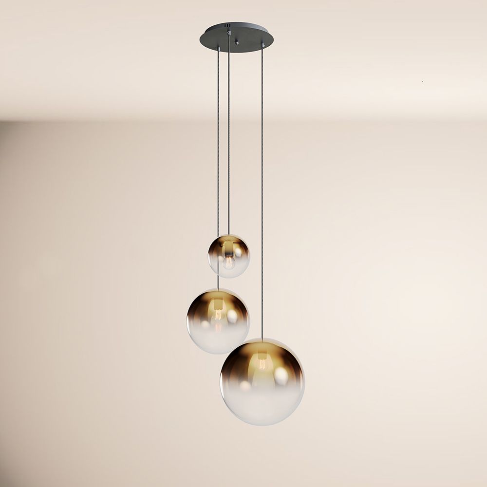 s.luce Orb 3-light modular gallery lamp