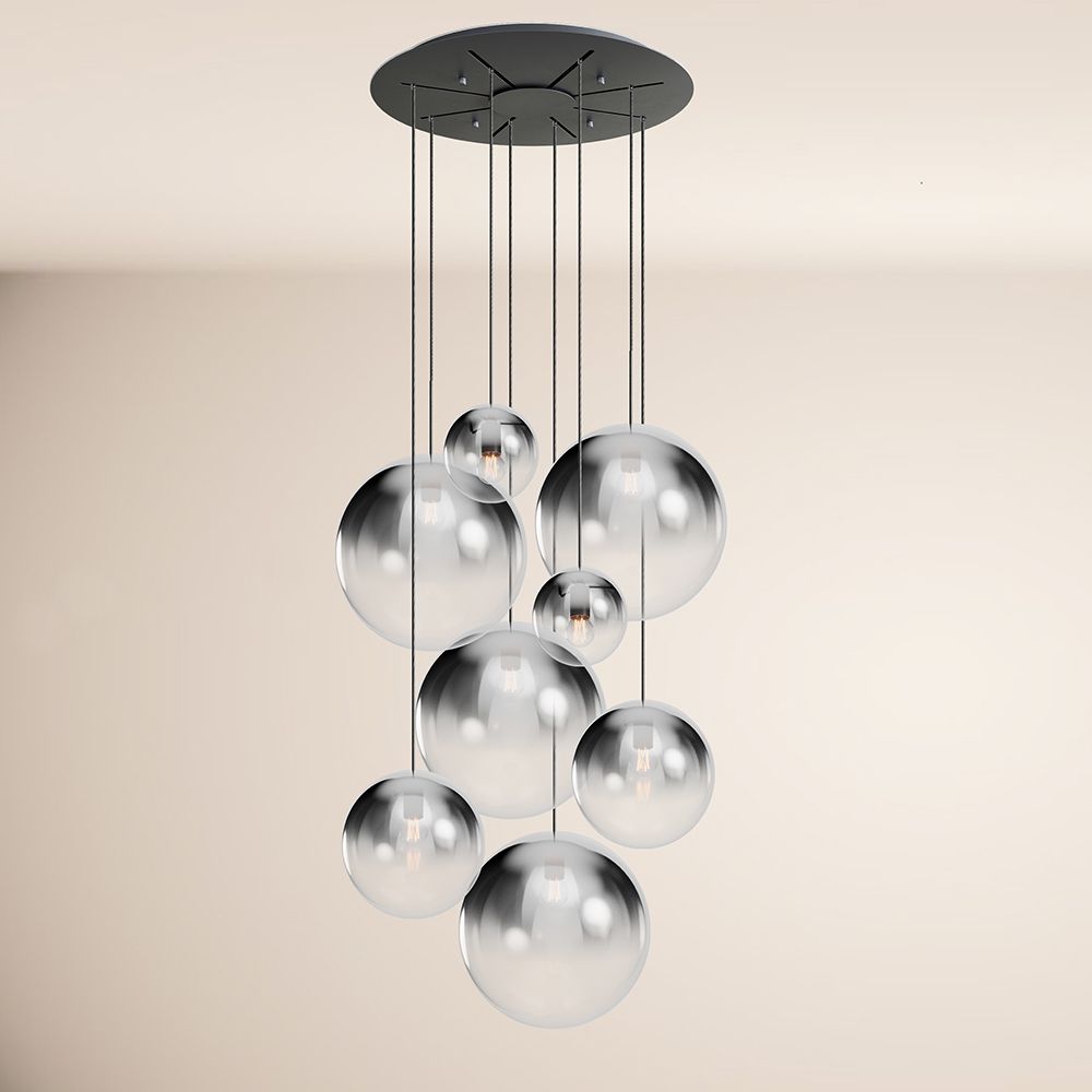 s.luce Orb gallery lamp 8-flame modular