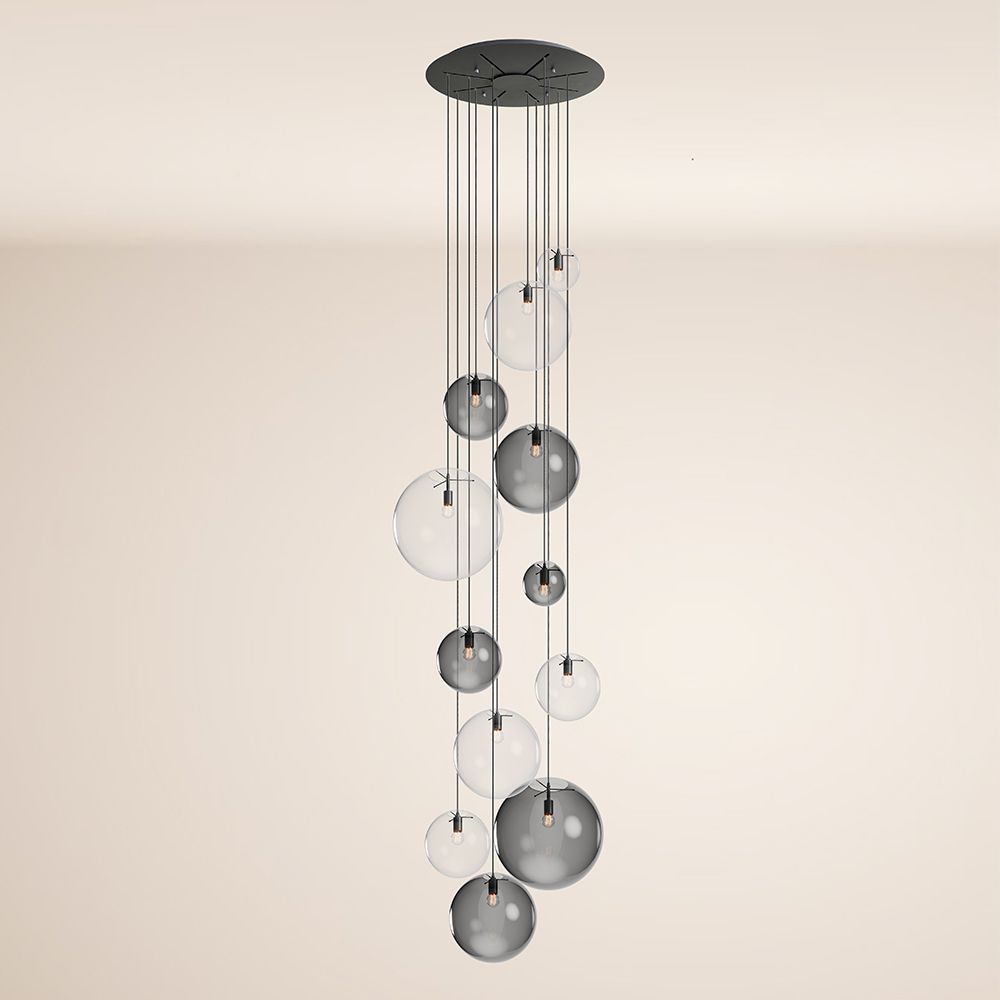 s.luce Orb gallery light 12-light modular