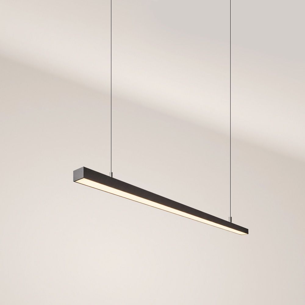 s.luce LED linear lamp Office pendant lamp XL made to measure 2700K