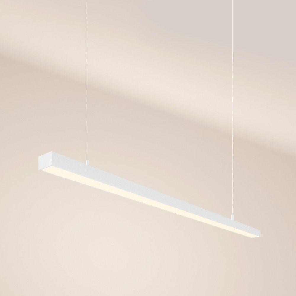 s.luce LED linear lamp Office pendant lamp XL made to measure 2700K