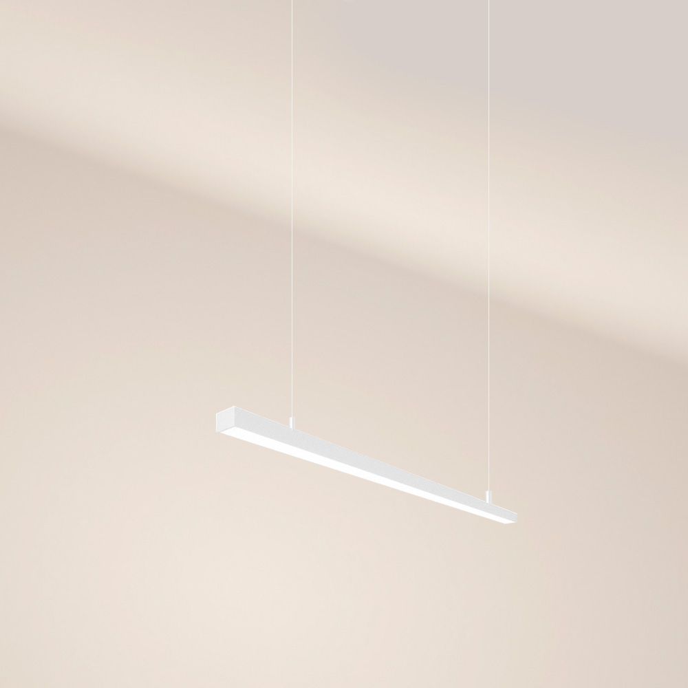 s.luce LED linear luminaire Office pendant lamp XL made to measure 4000K