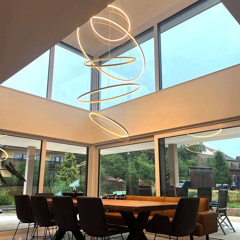 s.luce LED ring pendant light Ø 120cm