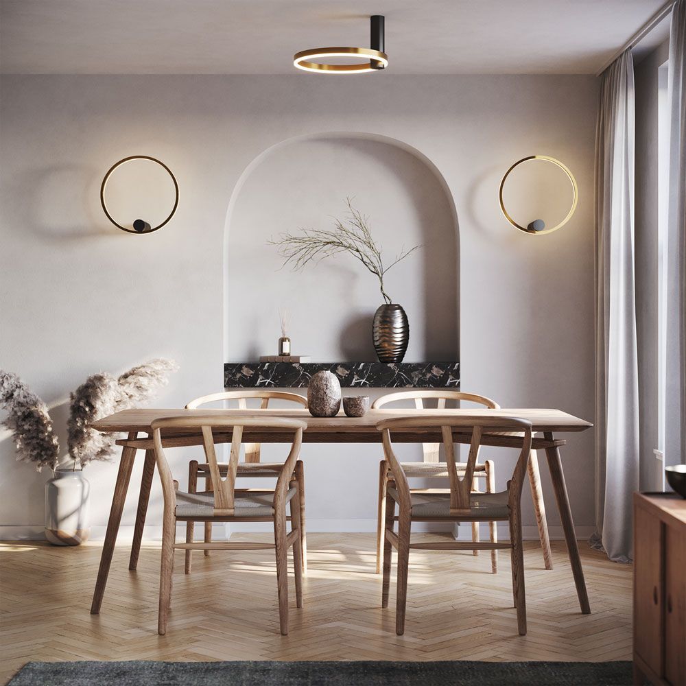 s.luce Ring Air LED wall & ceiling light Ø 40cm round indirect