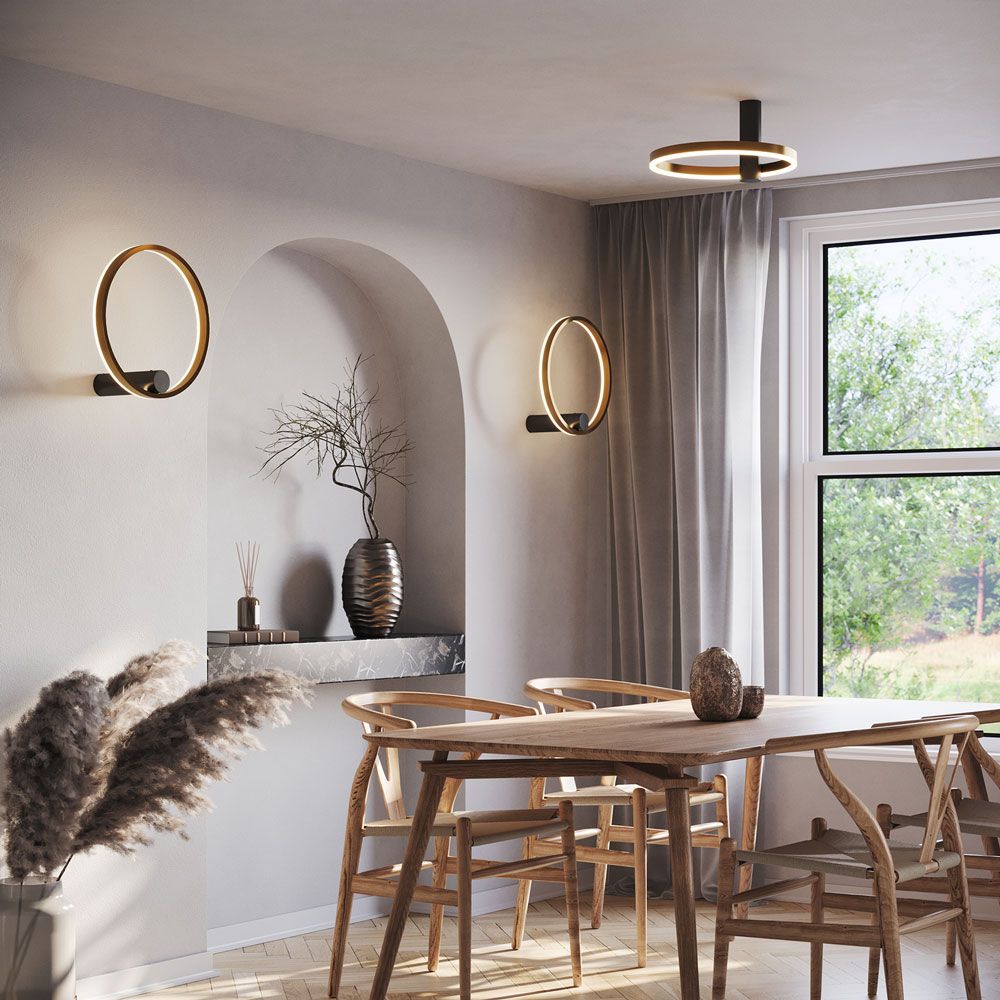 s.luce Ring Air LED wall & ceiling light Ø 40cm round indirect