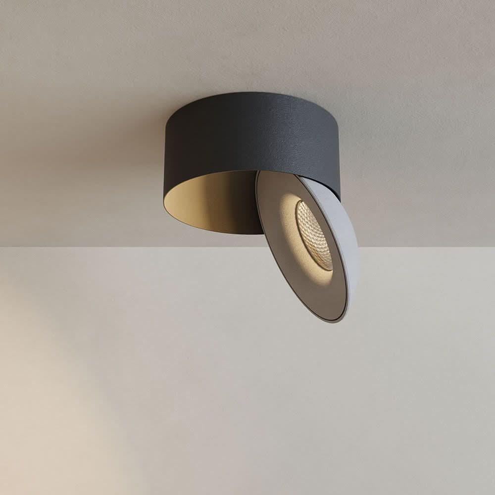 s.luce Santa Neo LED ceiling spotlight swivel & dimmable