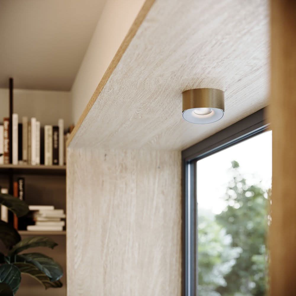 s.luce Santa Neo LED ceiling spotlight swivel & dimmable